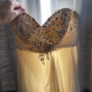 Off white Bridesmaid Dress